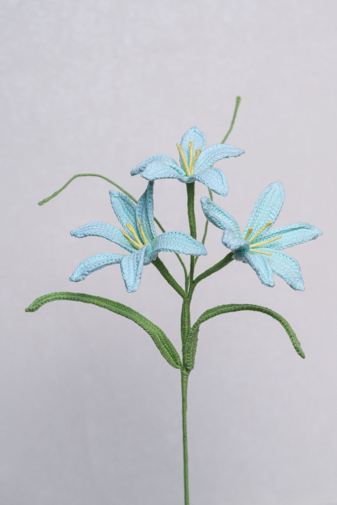 Hand-crocheted Rain Lily Flower - Image 3