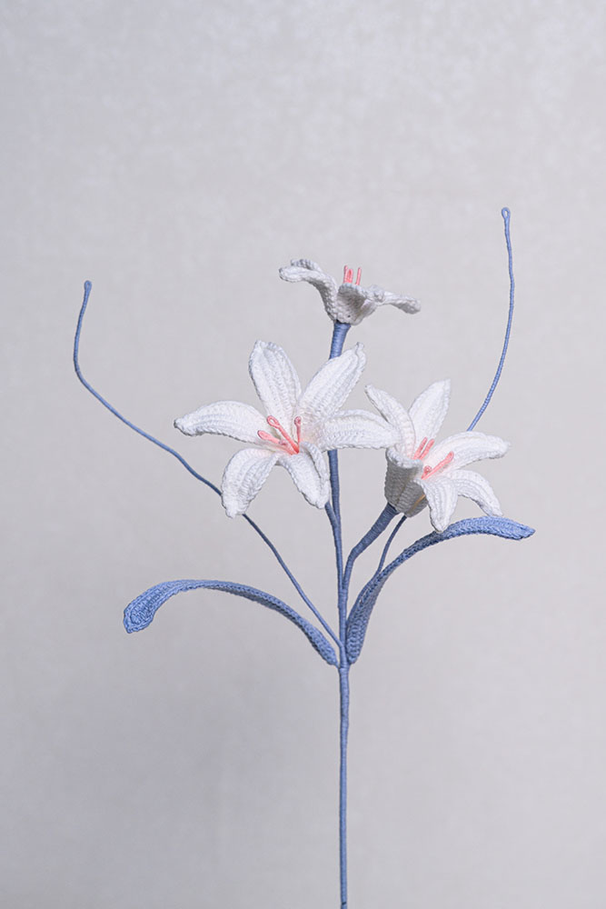 Hand-crocheted Rain Lily Flower - Image 4