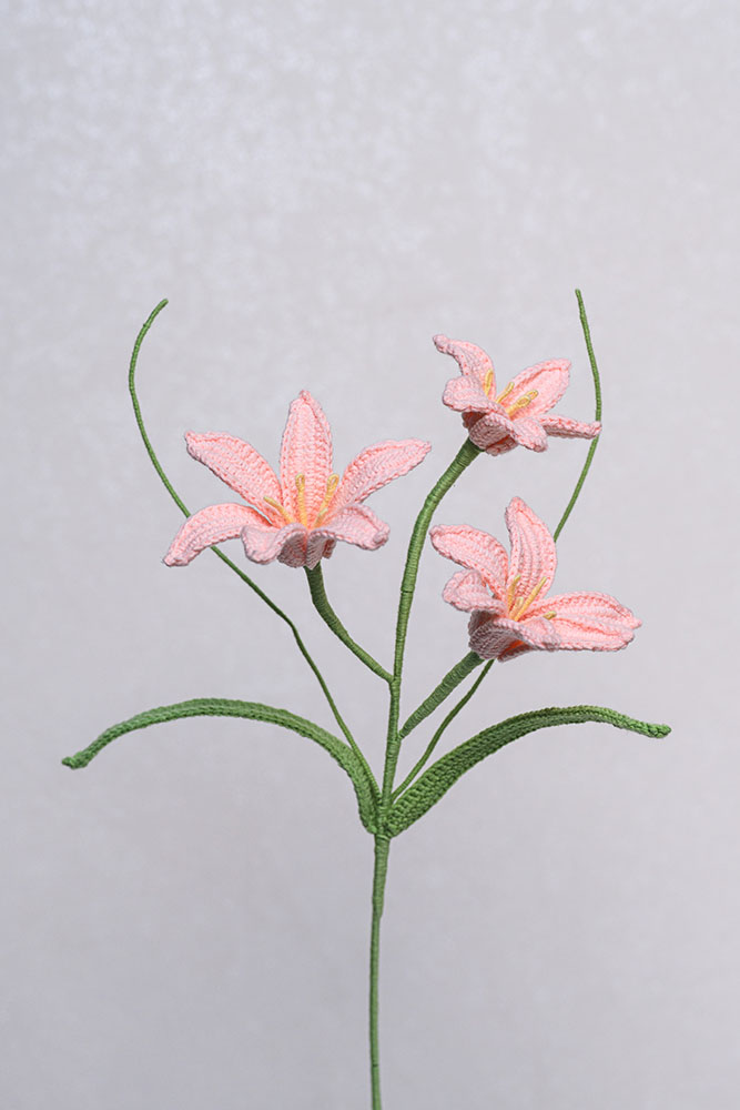 Hand-crocheted Rain Lily Flower - Image 5