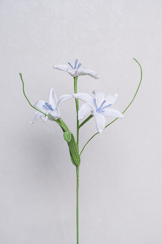 Hand-crocheted Rain Lily Flower - Image 6