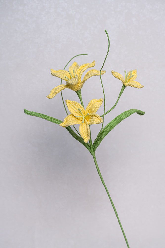 Hand-crocheted Rain Lily Flower - Image 7