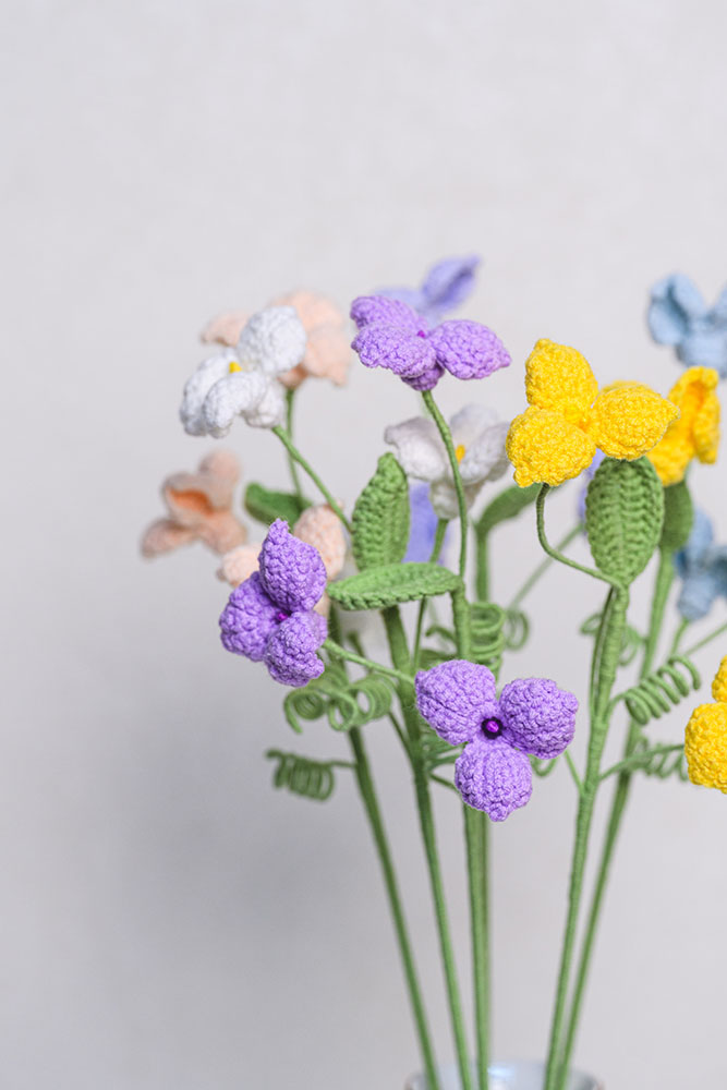 Hand-crocheted Kalanchoe Flower - Image 3