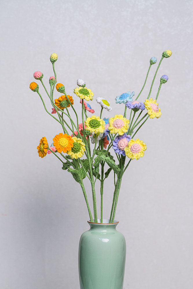 Hand-crocheted Little Daisy Flower - Image 10