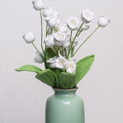 Hand-crocheted Sourgrass Flower