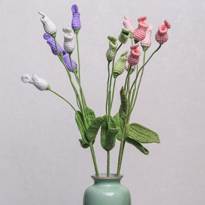 Hand-crocheted Pitcher Plants Flower