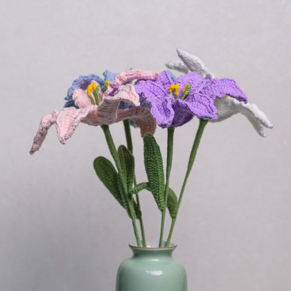 Hand-crocheted Lily Flower