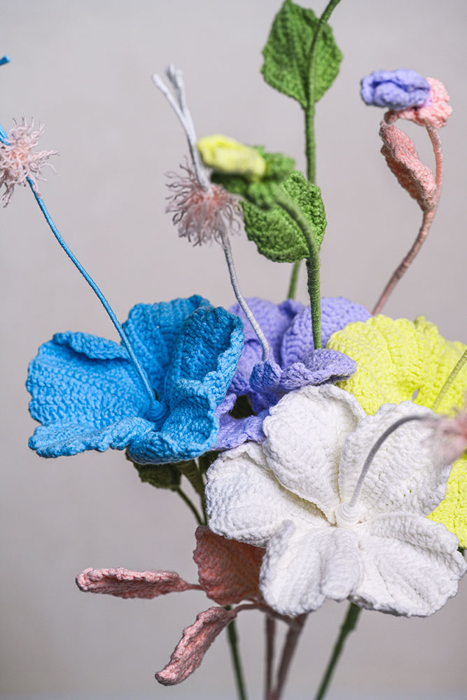 Hand-crocheted Hibiscus Flower - Image 2