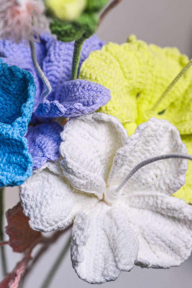 Hand-crocheted Hibiscus Flower - Image 3