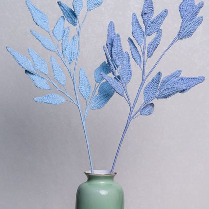 Hand-crocheted Nine-Star Leaf