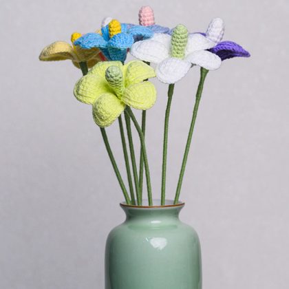 Hand-crocheted Sunflower Flower