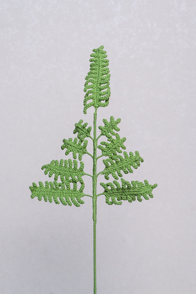 Hand-crocheted Large Fern Leaf - Image 3