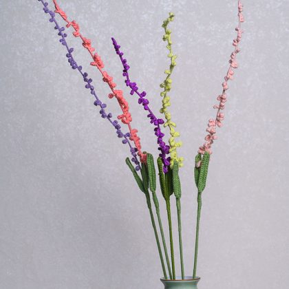 Hand-crocheted Mini Chrysanthemum Flower