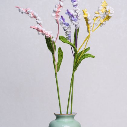 Hand-crocheted Spiraea Flower